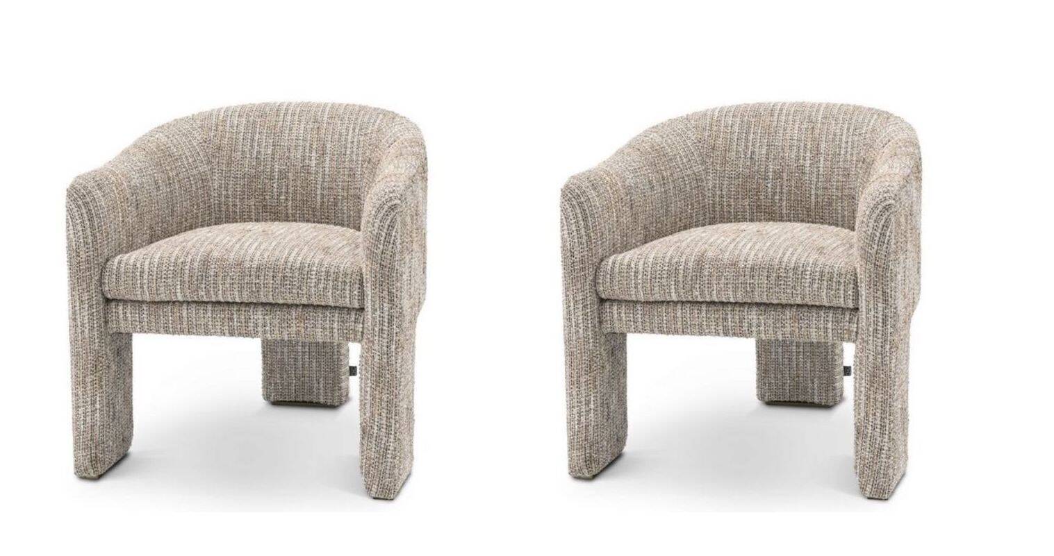 Fauteuil en Tweed