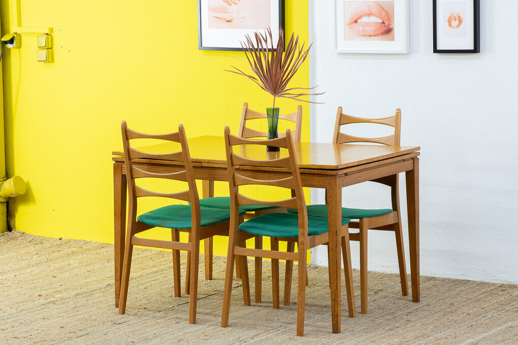 Vintage scandinavian table – 120 cm