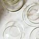 Vintage Glass Borosilicate Tea Set cups by Ilse Decho for Schott Jena, DDR