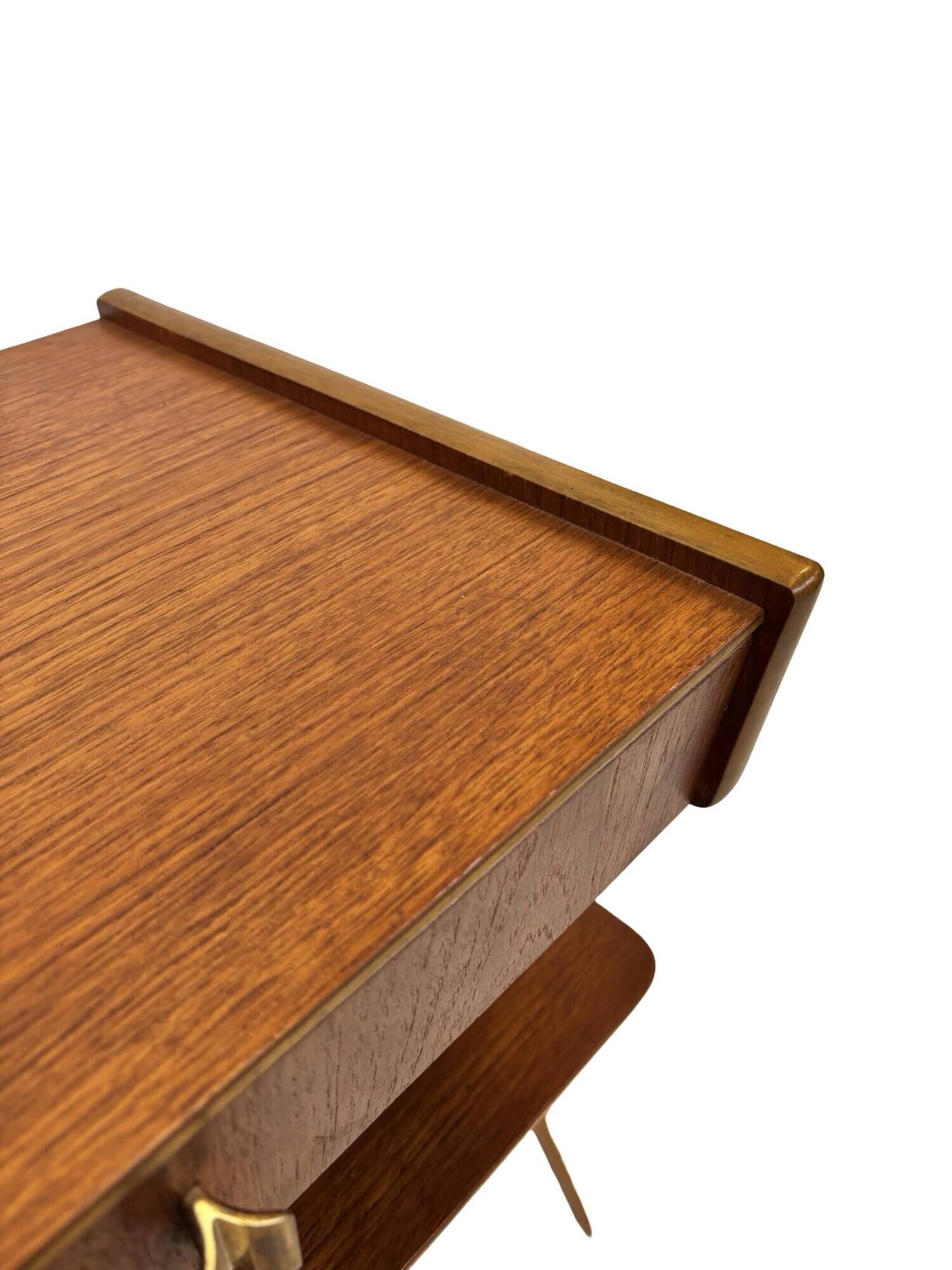 Vintage Scandinavian teak side table/bedside table and 60's Design