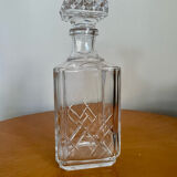Glass crystal whisky decanter