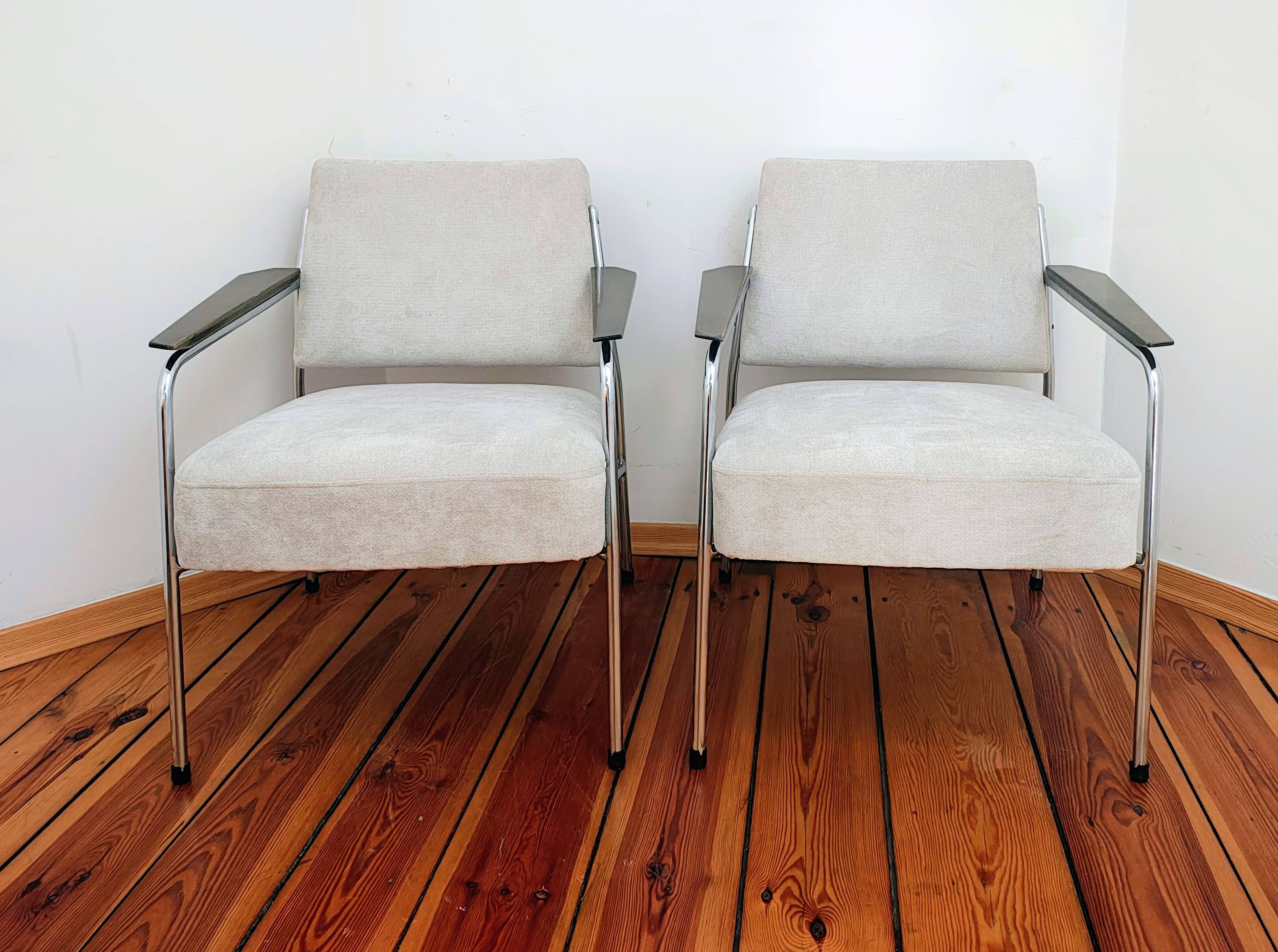 Vintage Czechoslovakian Armchairs, 1960s