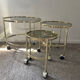 Series of 3 vintage nesting tables from the 70s-80s