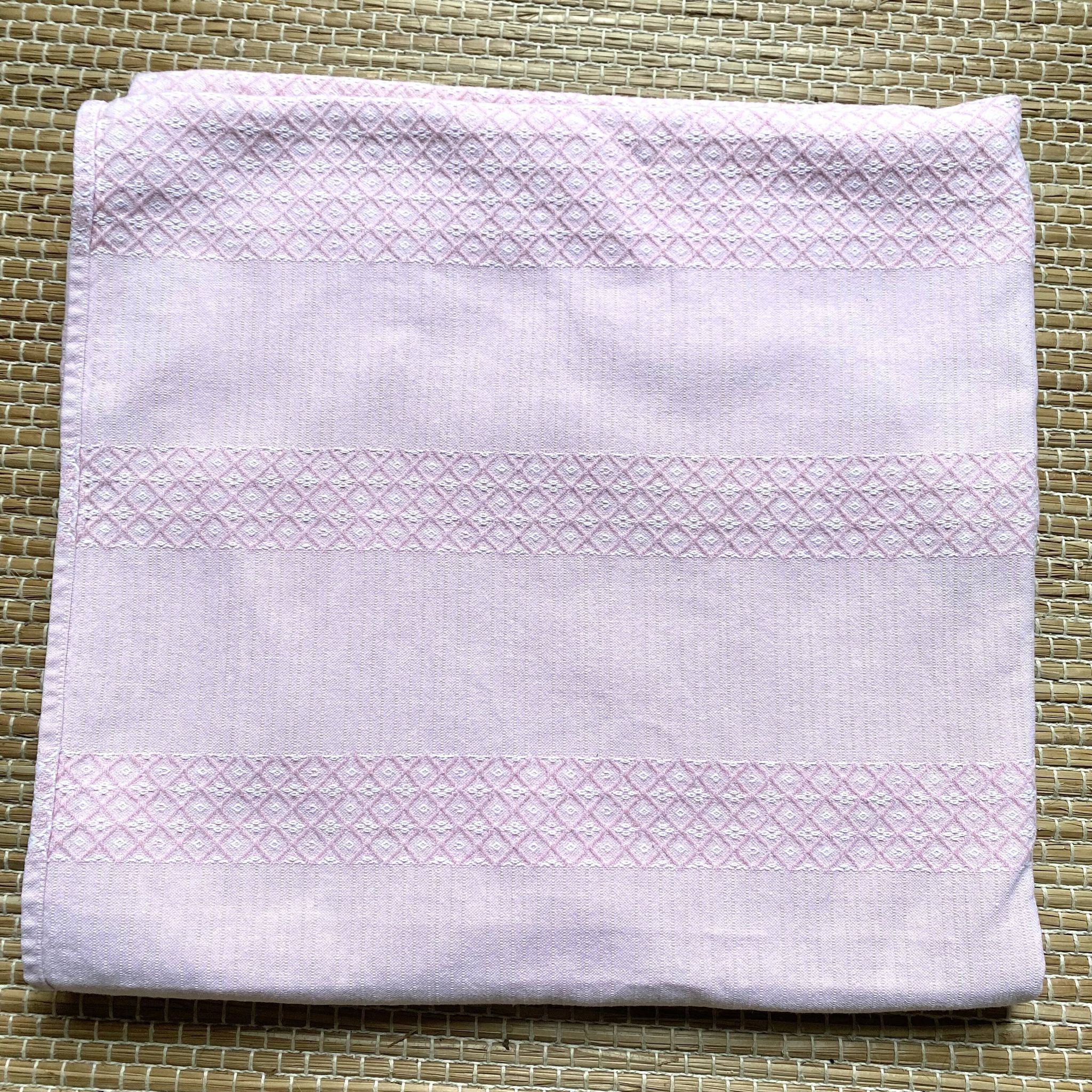 Nappe rectangle rose 140 x160 cm