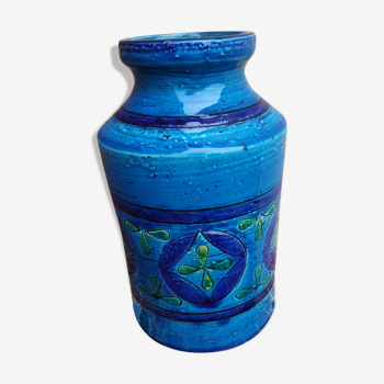 Aldo londi vase for bitossi in the shape of an albarello