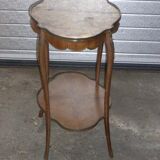 Baroque style louis XV, marble, wood and decorations console table