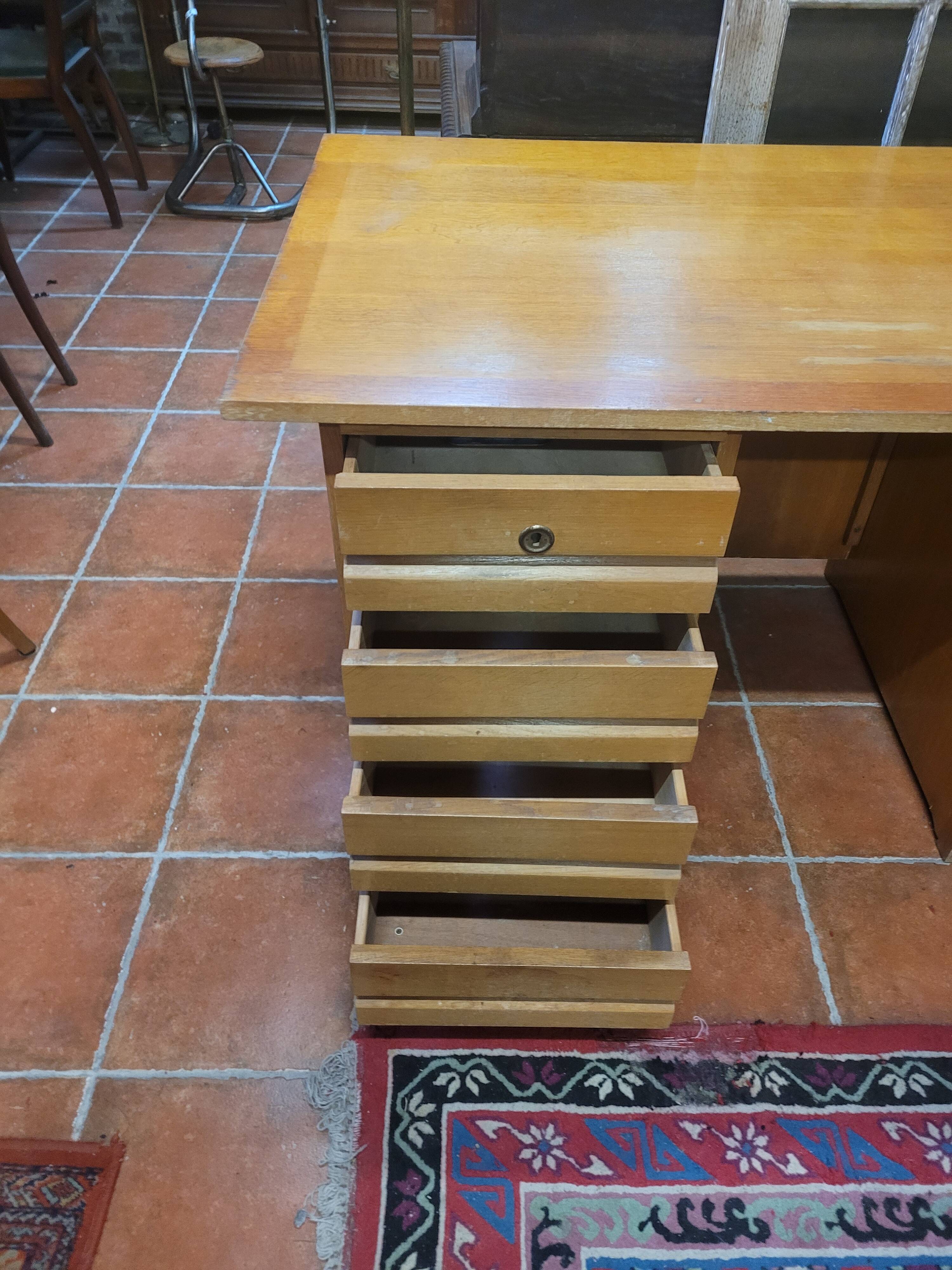 Vintage oak desk from the 60s