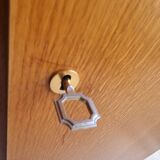 Wooden cabinet, wardrobe, shelves, vintage, 60s