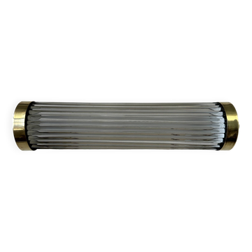Glass tube wall light