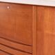 Grand Buffet Mid-Century Moderne en Teck avec Portes Tambour par Arne Vodder pour Sibast, Danemark