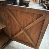 Black patinated bar back