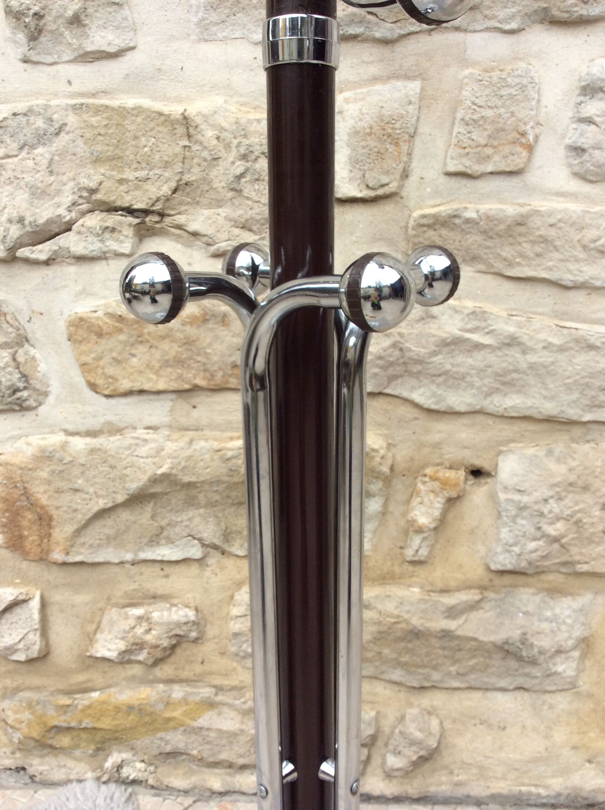 Old door coat on foot years 70