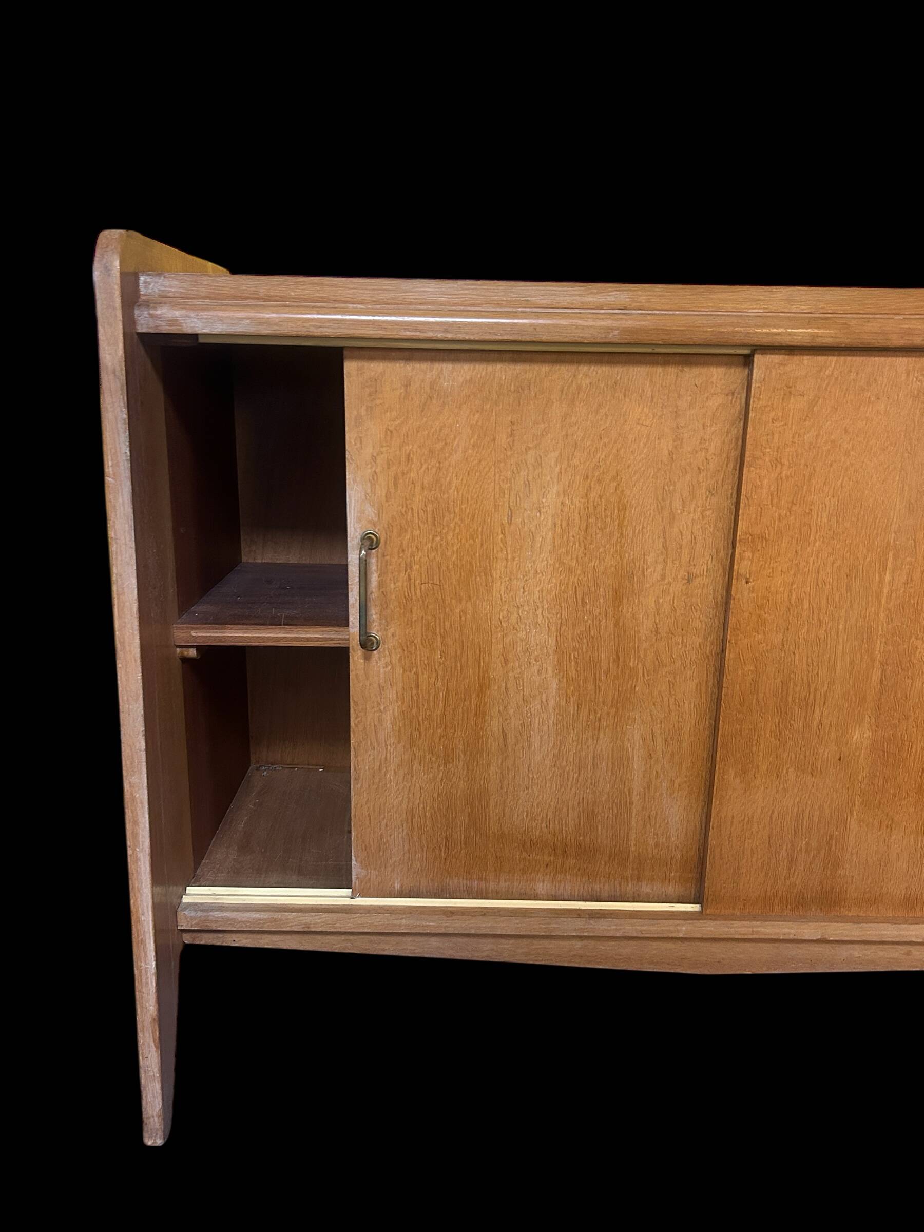 Oak sideboard with tapered legs 1950