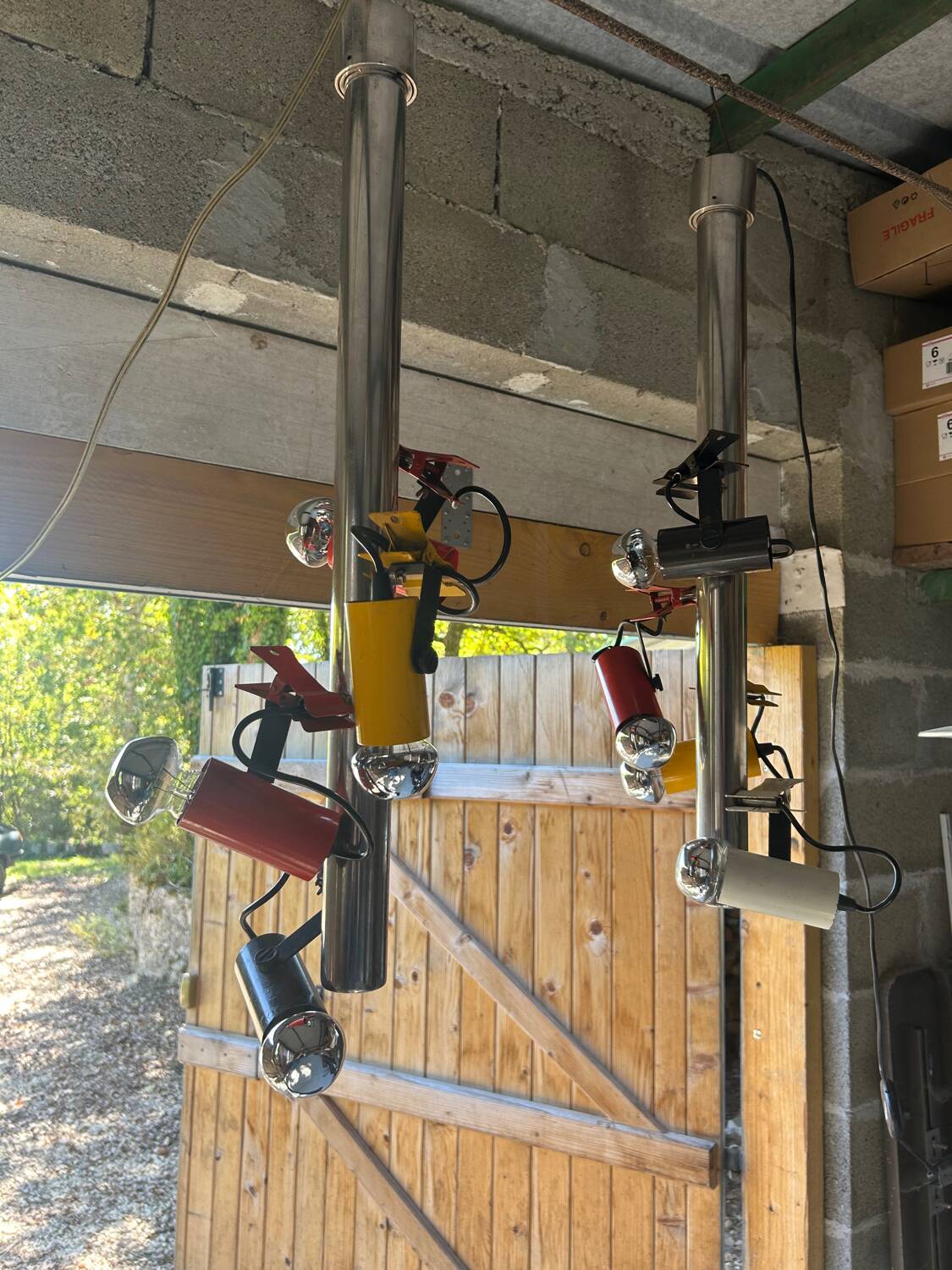 2 Targetti sankey pendant lights