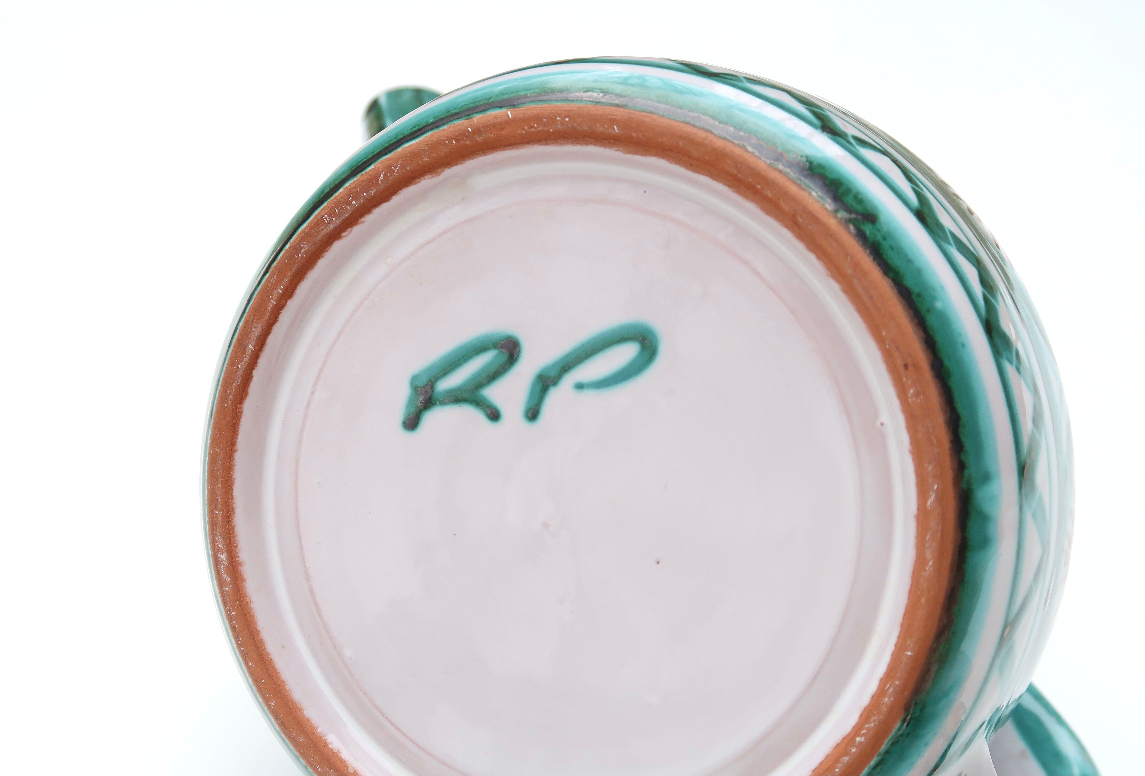 Ceramic teapot by Robert Picault, Vallauris