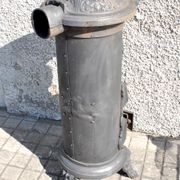 Antique decorative stove in black cast iron Germare charcoal