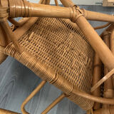 Rattan armchair for children