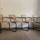 Set of 4 B64 armchairs by Marcel Breuer
