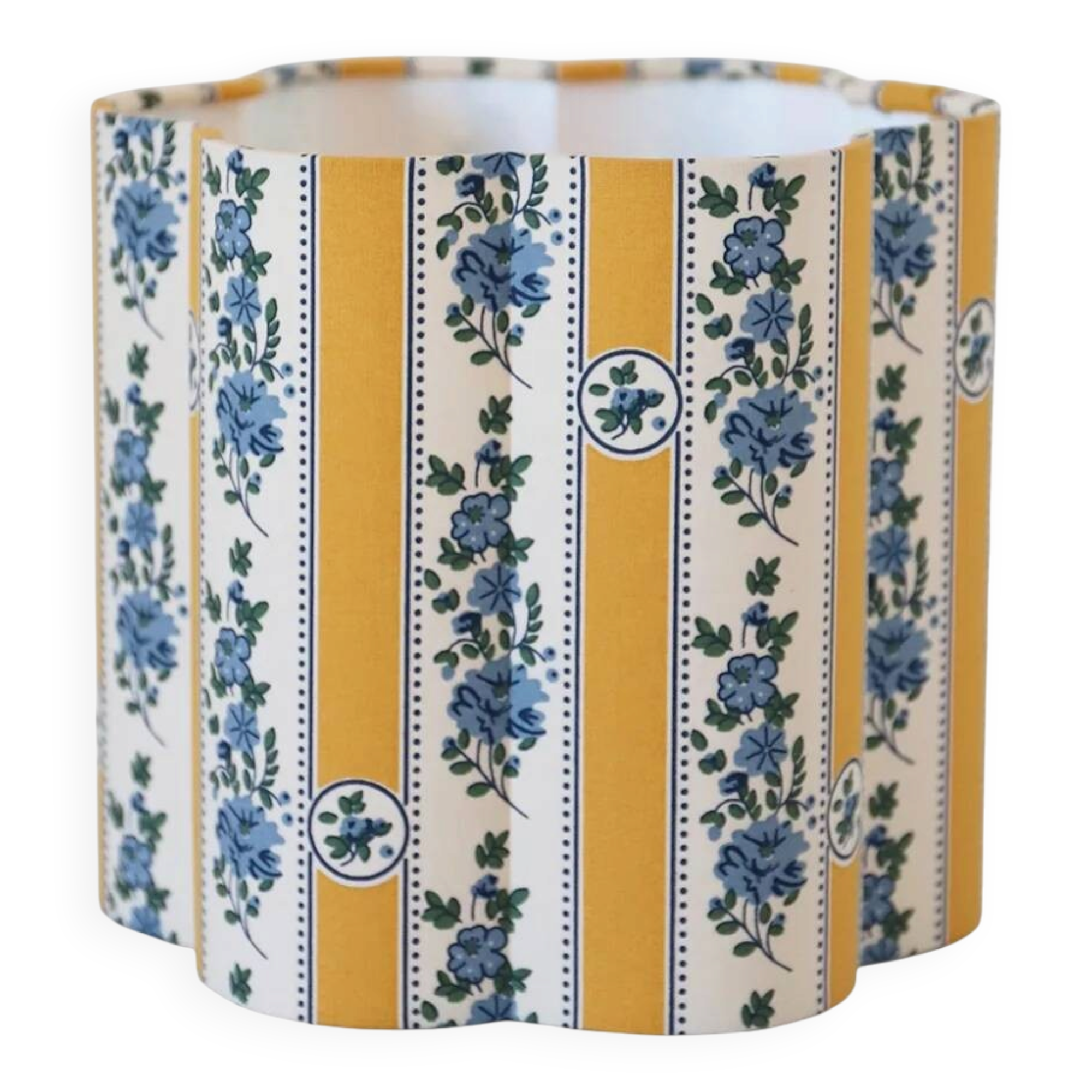 Abat-jour forme fleur Flora "sobremonte jaune"