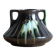 Thulin Airain flamed stoneware vase with handles, Belgium, Art Deco period