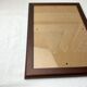 Dark wood frame