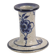 Vintage stoneware candle holder signed Jesper Packness, designer/ceramicist.