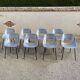 8 chaises tulipe par P.Guariche