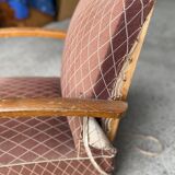 2 fauteuils art deco 1940 anciens a restaurer