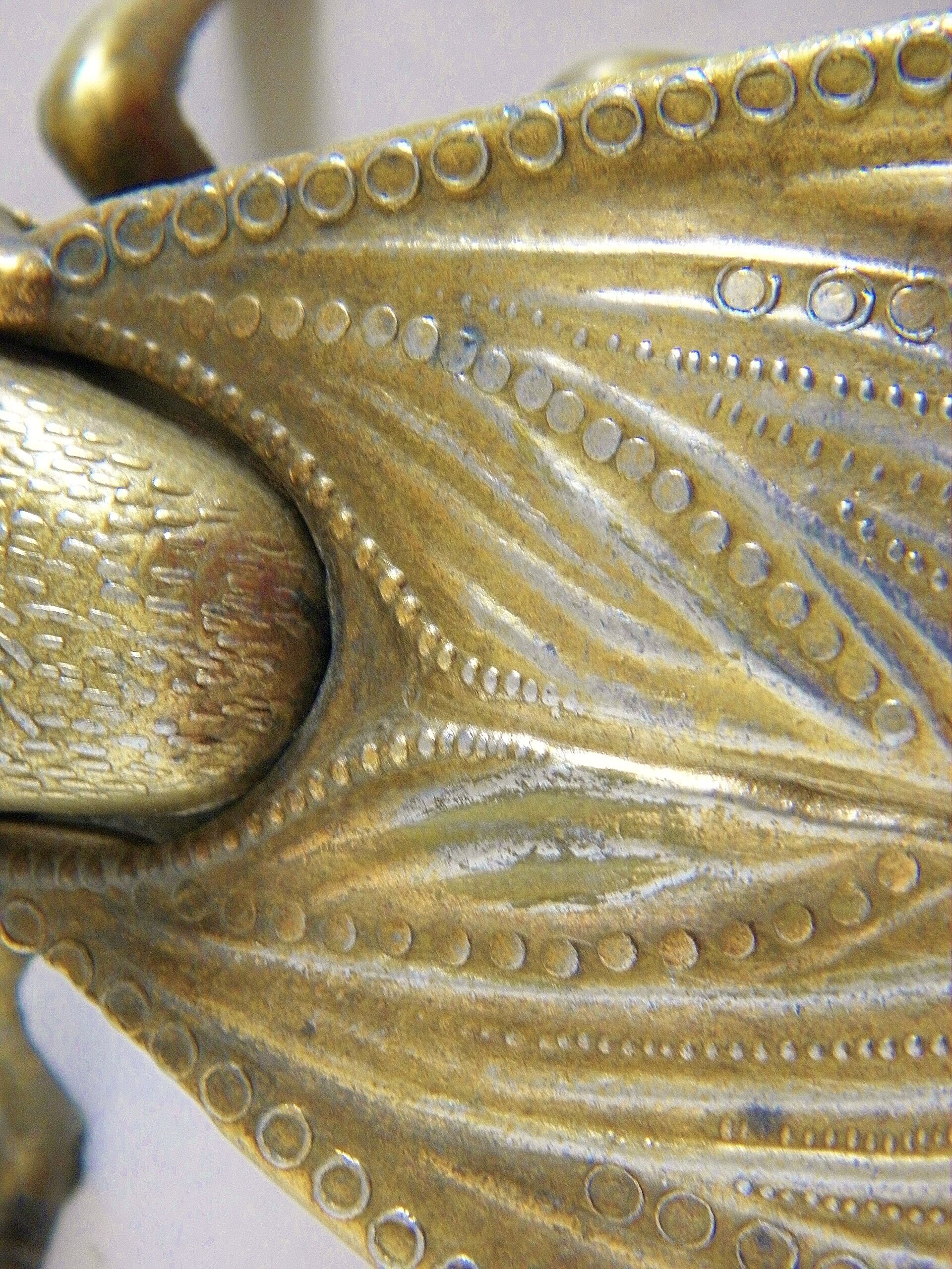 Fly ashtray brass 70s