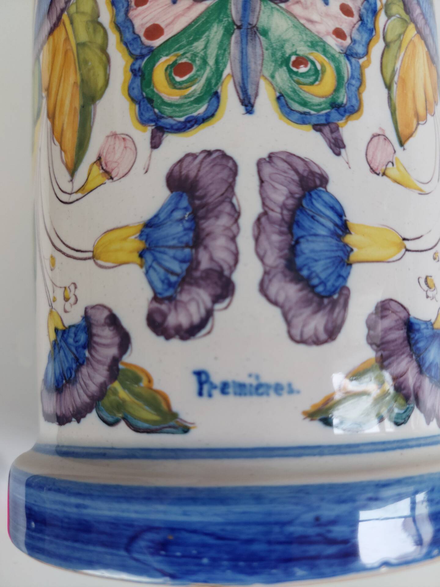 Pot in earthenware, high-fire glazing, Jean LAVALLE, 1866.