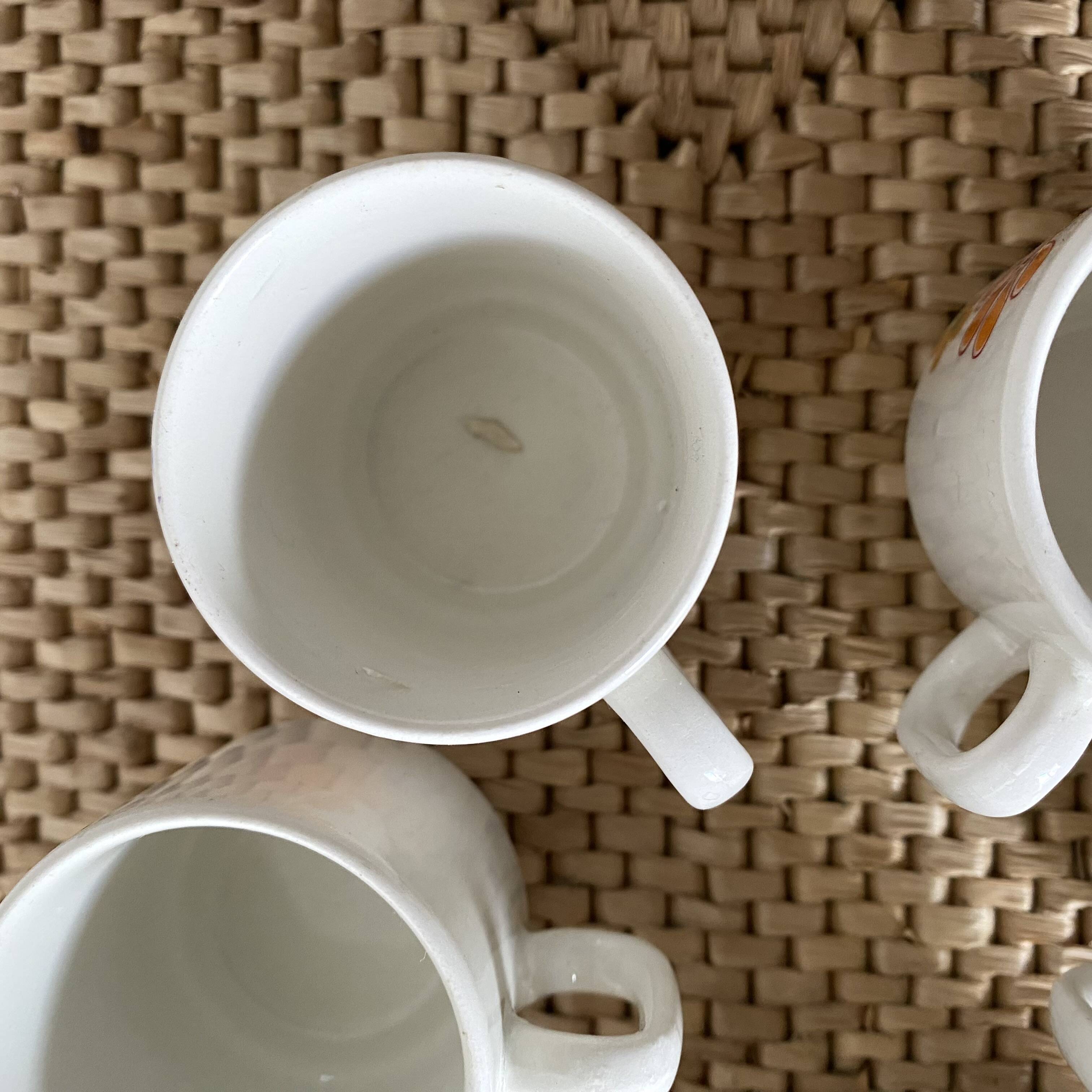 Vintage Italy Pagnossin espresso coffee cups