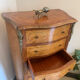 Rosewood weekly and curved marquetry on all three sides