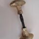 Antique oval brass door handles