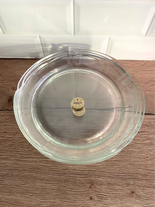 6 new Duralex transparent flat plates