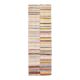 Vintage Turkish hand-knotted wool cotton beige kilim runner rug 85x260