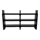 Modular black shelf by Olaf Von Bohr for Kartell, 1970