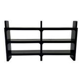 Modular black shelf by Olaf Von Bohr for Kartell, 1970