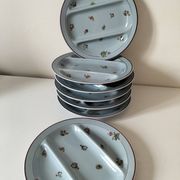 7 assiettes compartimentées Salins France