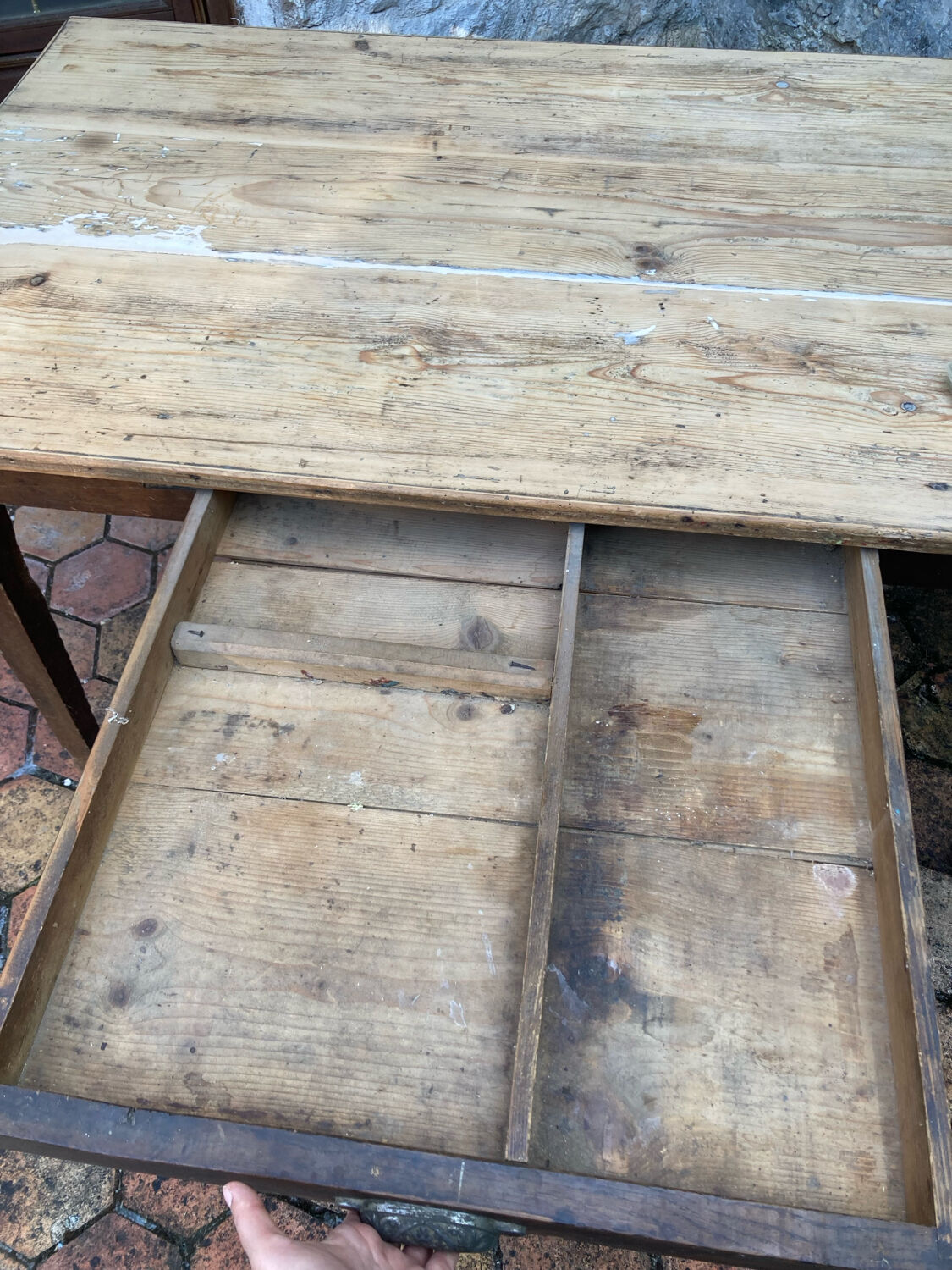 Vintage farmhouse table