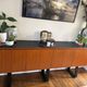 Vintage teak sideboard – Scandinavian style from the 60s/70s – 230 cm