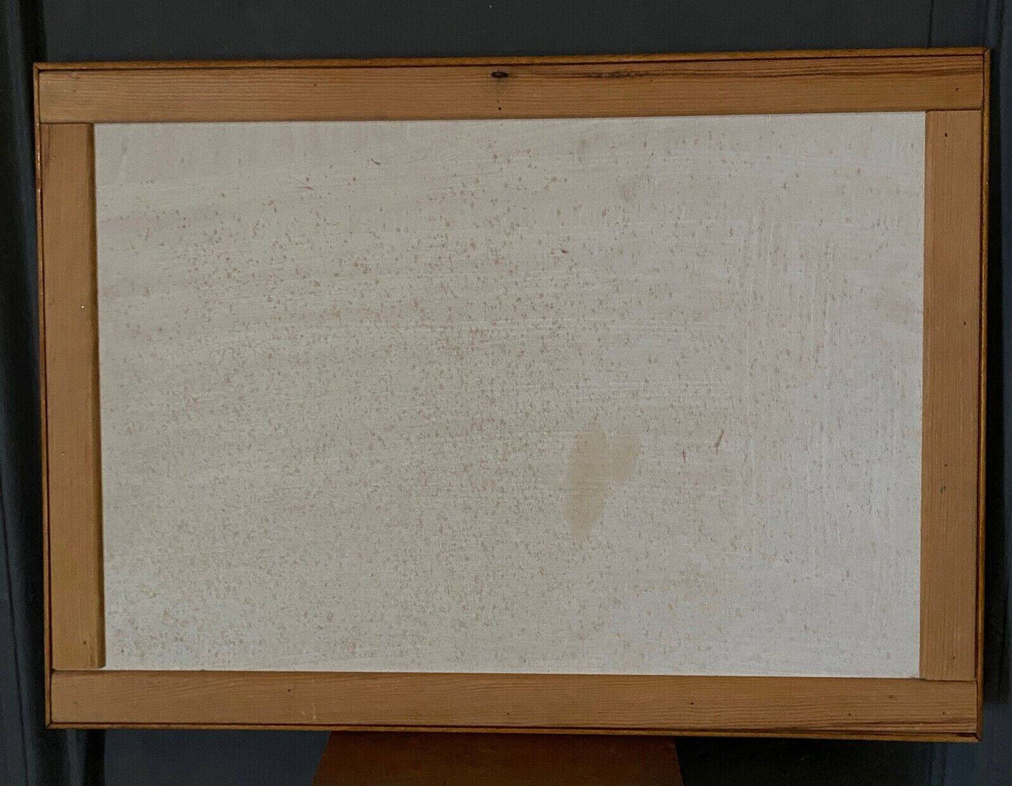 Huile sur carton représentant des arbres en fleurs dans le vent, 1920