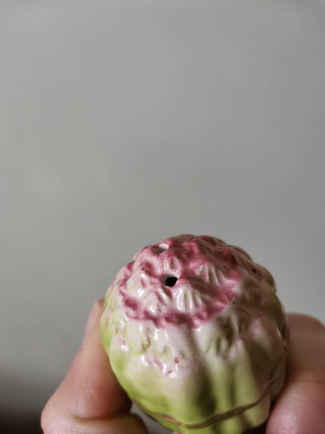 Set of 2 vintage salt and pepper shakers asparagus shape