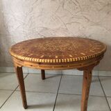 Moroccan marquetry table