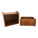 Set de 2 tables de chevets suspendues en teck, Suède, 1950