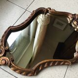 Old baroque rock mirror.