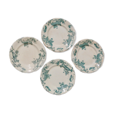 Set of 4 dessert plates Terre de Fer