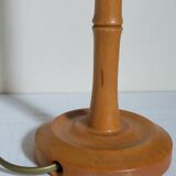 “Bamboo” lamp in vintage turned wood