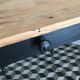 Table d'appoint en bois et noir