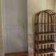 Vintage rattan library