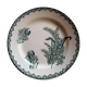 Old plate decorated with Saint Amand thrush